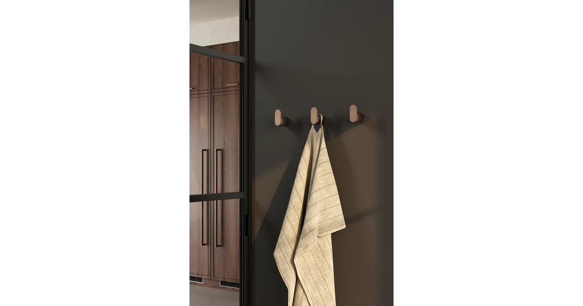 Kép 3/4 - Fogas Viefe BROOKLYN alumínium, 35mm, fekete titán EI