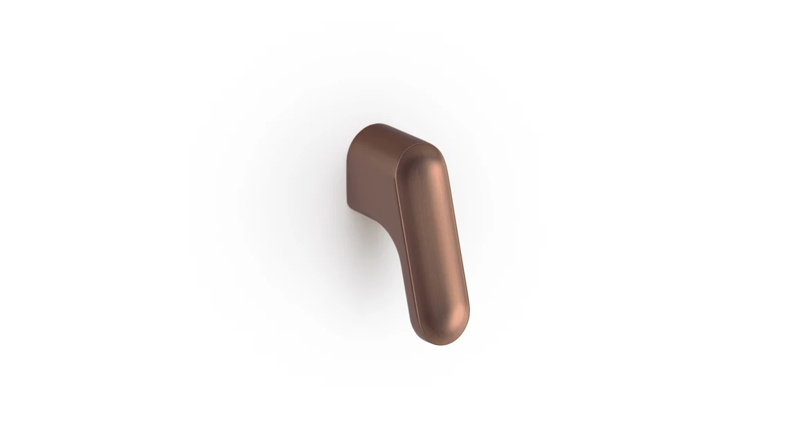 Kép 1/7 - Fogantyú  Viefe LUV gomb, fém, csiszolt bronz