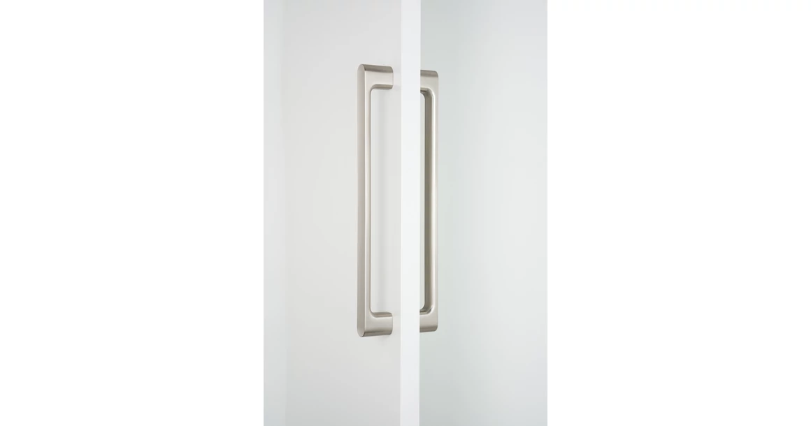 Kép 4/5 - Fogantyú  Viefe LUV BIG  kétoldalról szerelhető szett  384mm, fém, csiszolt nikkel