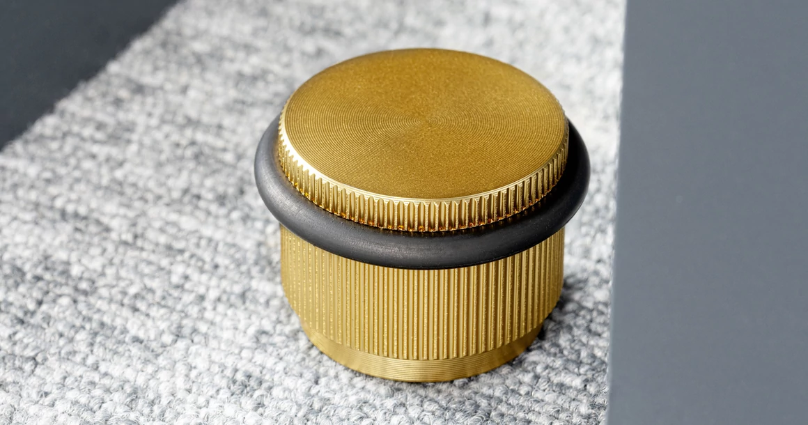 Kép 1/2 - Ajtóütköző  Viefe ARPA alumínium, sötét sárgaréz