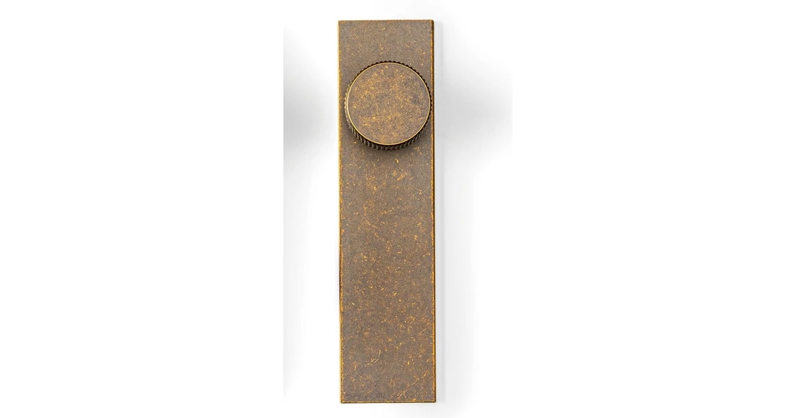 Kép 1/6 - Fogantyú  Viefe ARPA talpas gomb 22mm, alumínium, rusztikus sárgaréz