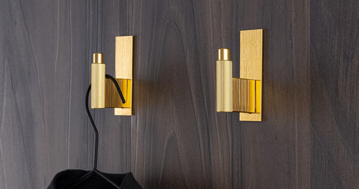 Kép 2/3 - Fogas  Viefe ARPA PLATE alumínium, csiszolt fekete EI