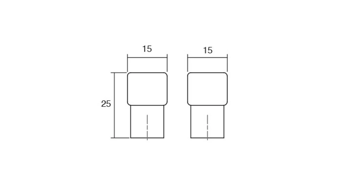 Kép 4/4 - Fogantyú  Viefe BOXX gomb, alumínium, fényes króm