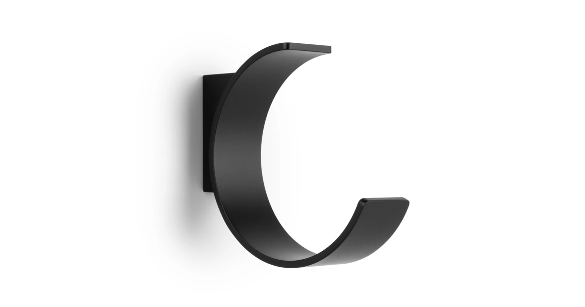 Kép 1/3 - Fogas  Viefe BIRDD fém, matt fekete EI