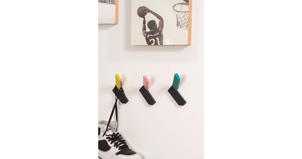 Kép 3/4 - Fogas  Viefe CORNER   30mm, fém, szürke + mohaszürke EI