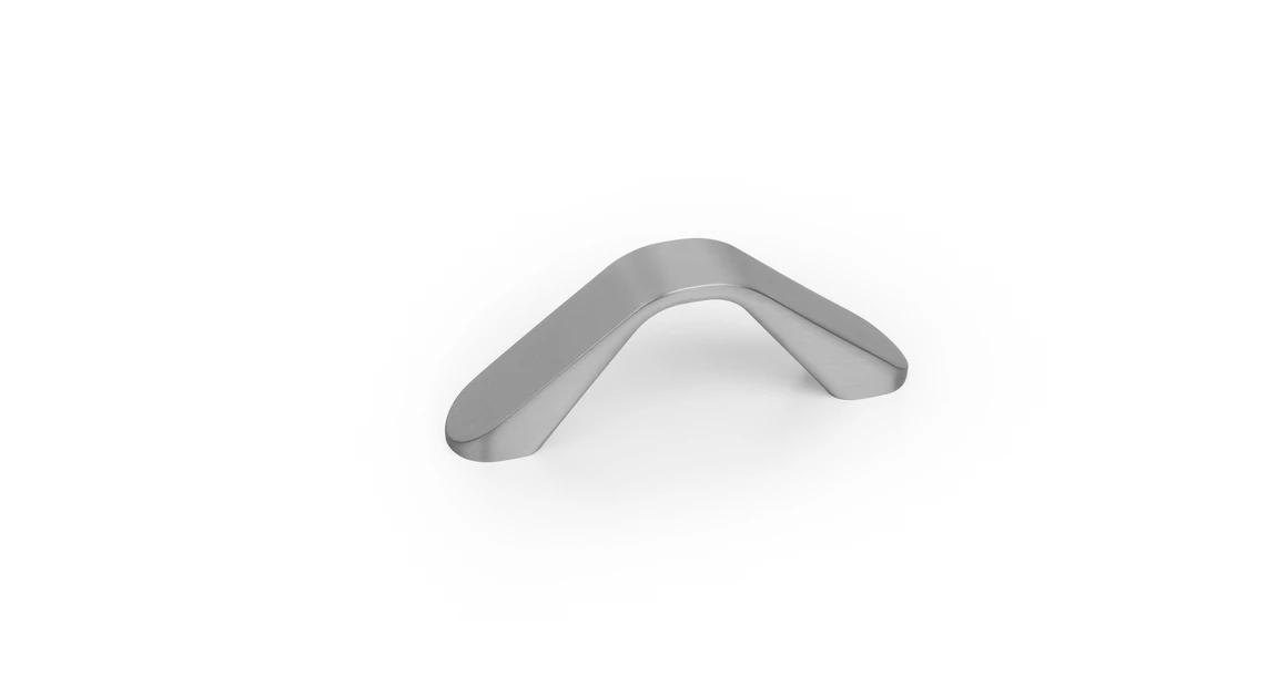 Kép 1/3 - Fogantyú  Viefe DROPP   64mm, fém, csiszolt nikkel