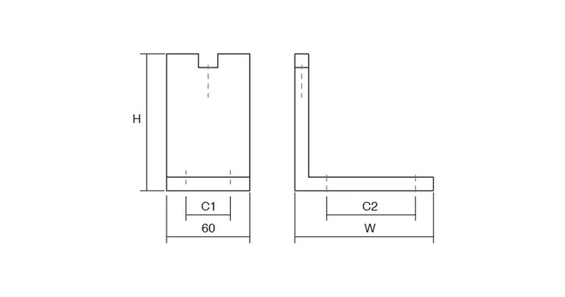 Kép 3/3 - Fogantyú  Viefe FONDA láb, 100mm, alumínium, fényes króm