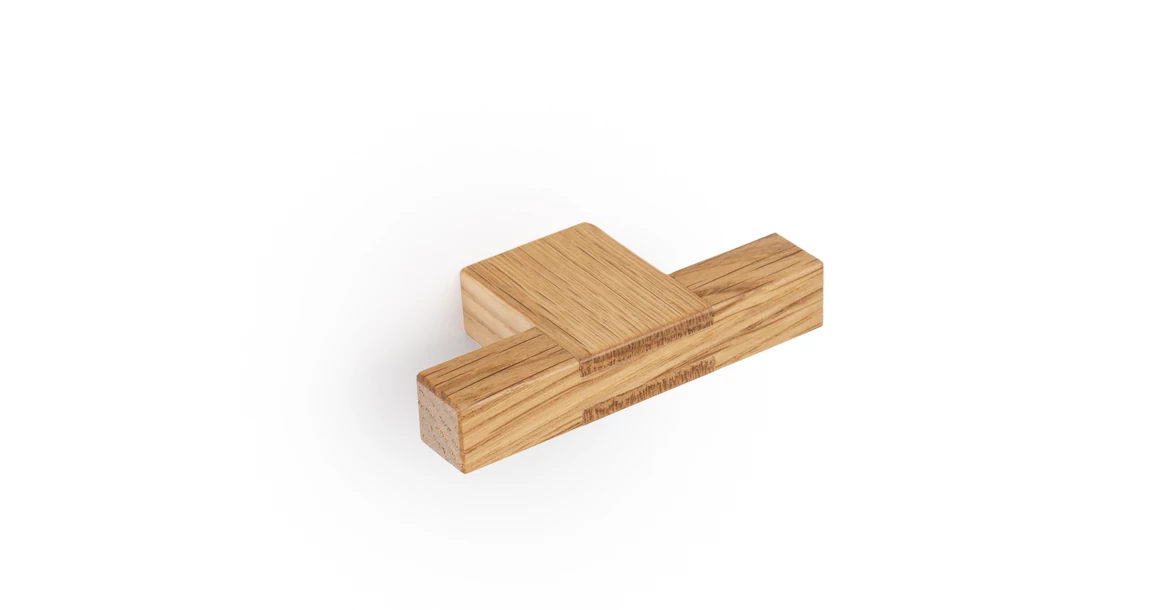 Kép 1/4 - Fogantyú  Viefe HAKO gomb, fa, tölgy