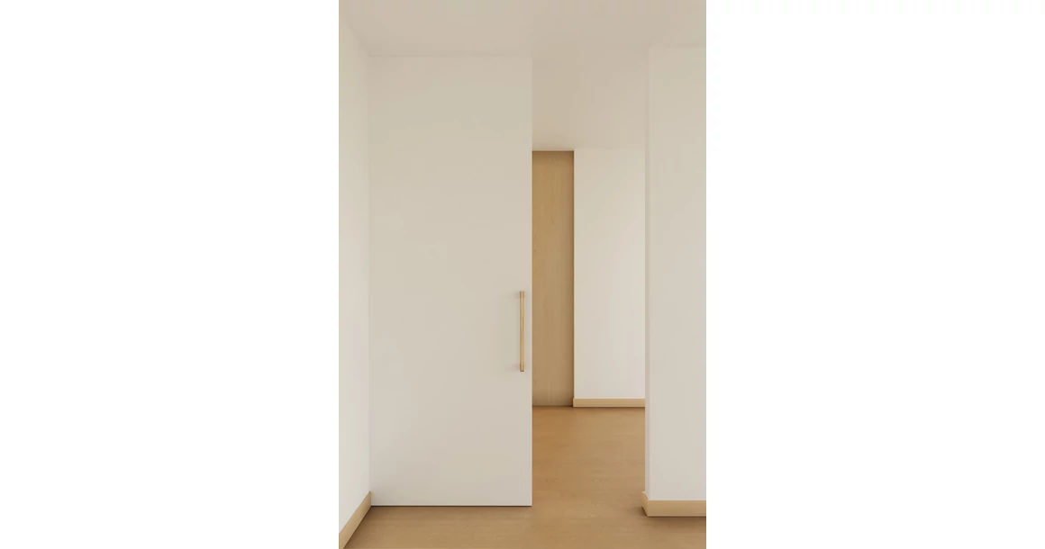 Kép 6/7 - Fogantyú  Viefe HAKO BIG frontról szerelhető 480mm, fa, tölgy