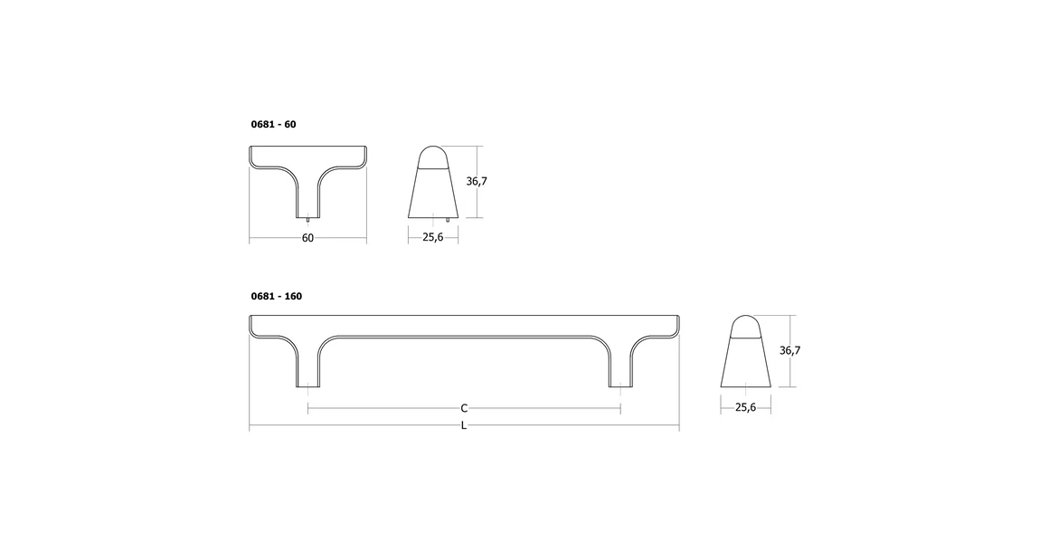 Kép 4/4 - Fogantyú  Viefe HINOKI WOOD gomb, fa, tölgy nyers