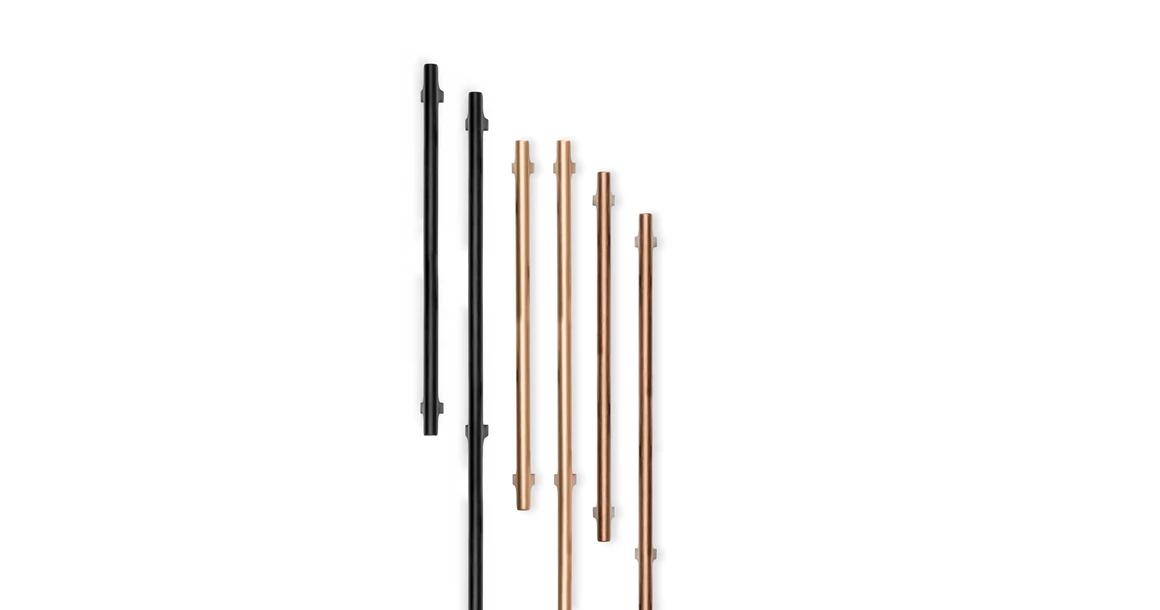 Kép 2/3 - Fogantyú  Viefe HINOKI BIG  416mm, alumínium, csiszolt fekete