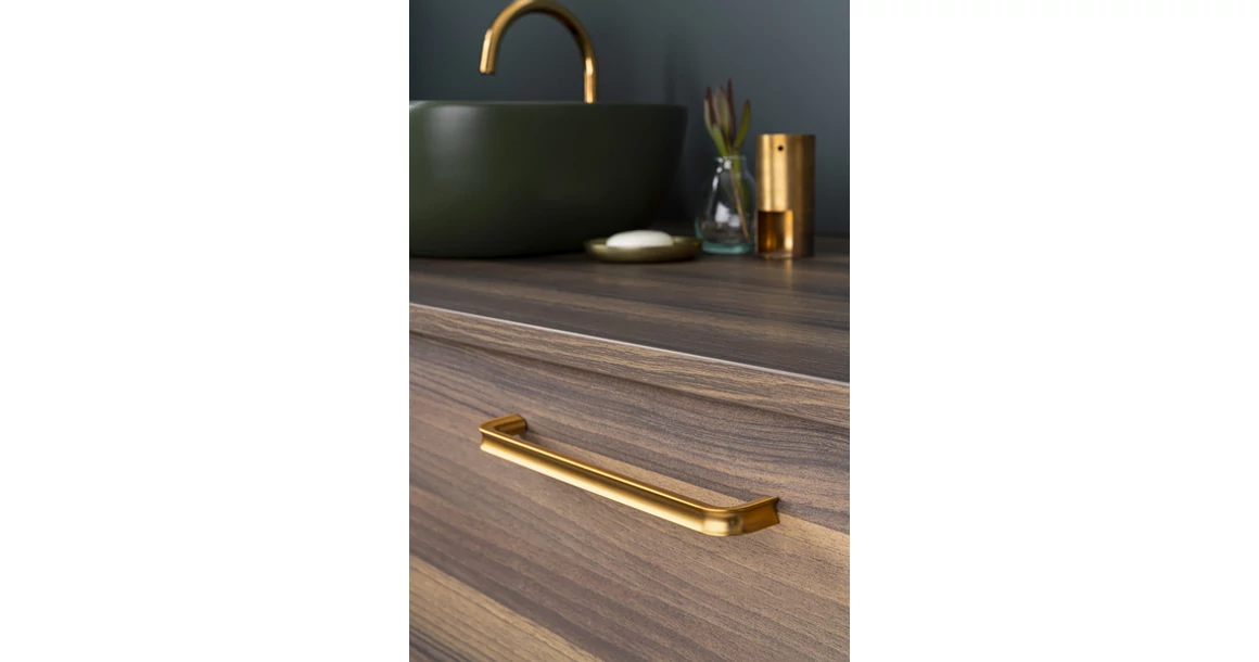 Kép 2/5 - Fogantyú  Viefe LIPP  192mm, fém, csiszolt pezsgő