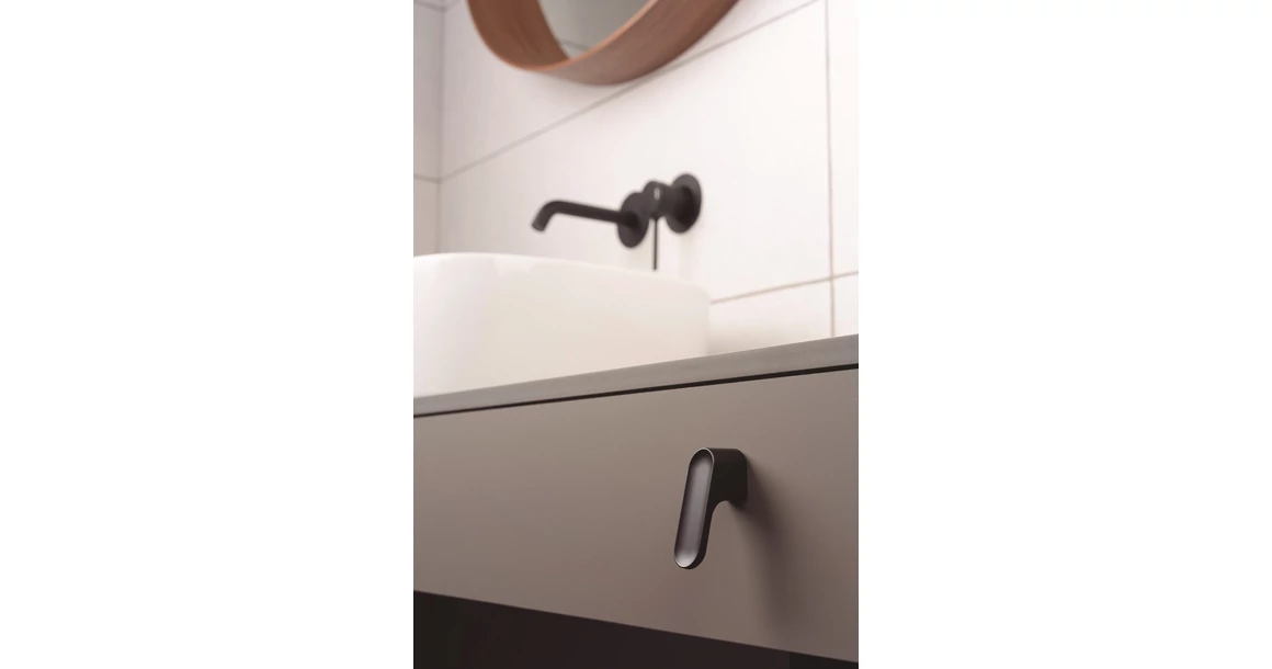 Kép 5/6 - Fogantyú  Viefe LUV gomb, fém, matt fehér