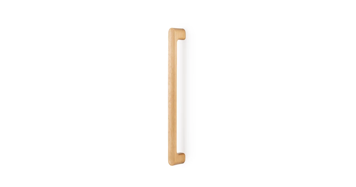 Kép 1/11 - Fogantyú  Viefe LUV BIG kétoldalról szerelhető szett  384mm, fa, tölgy