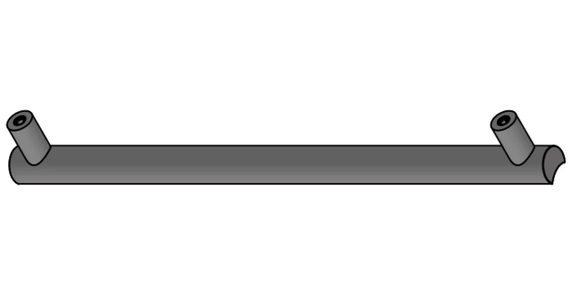 Kép 5/6 - Fogantyú  Viefe MOON BIG  384mm, alumínium, szálcsiszolt