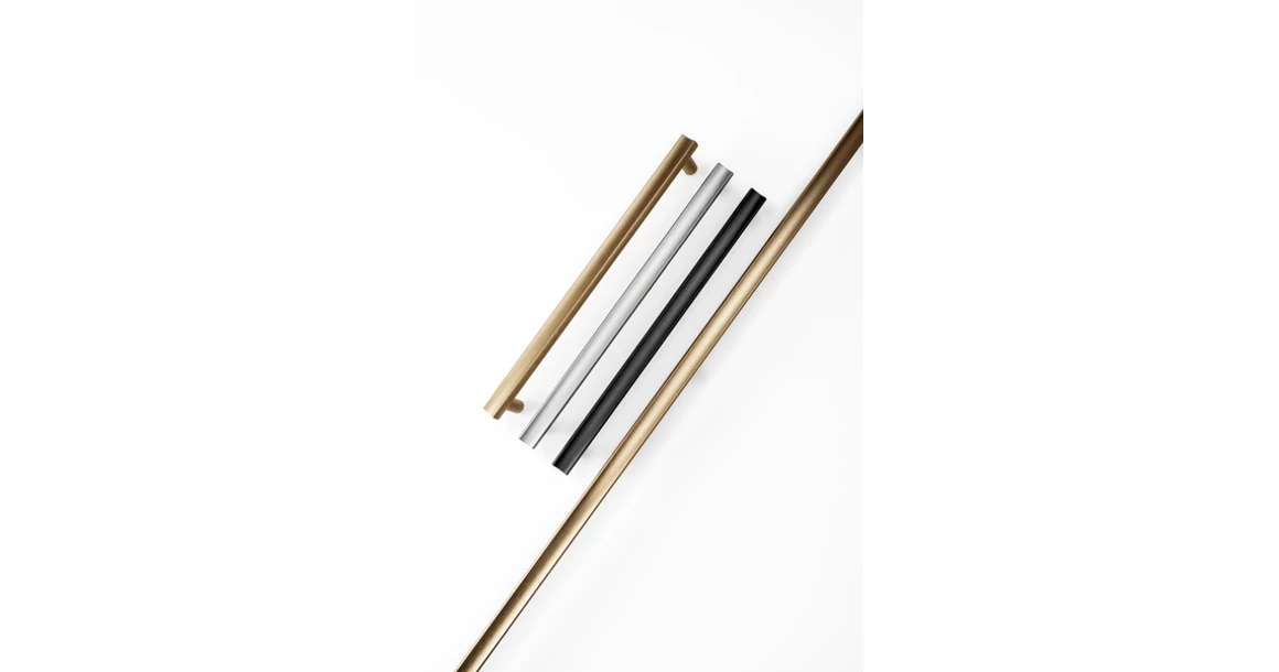 Kép 3/8 - Fogantyú  Viefe MOON BIG frontról szerelhető  384mm, alumínium, szálcsiszolt