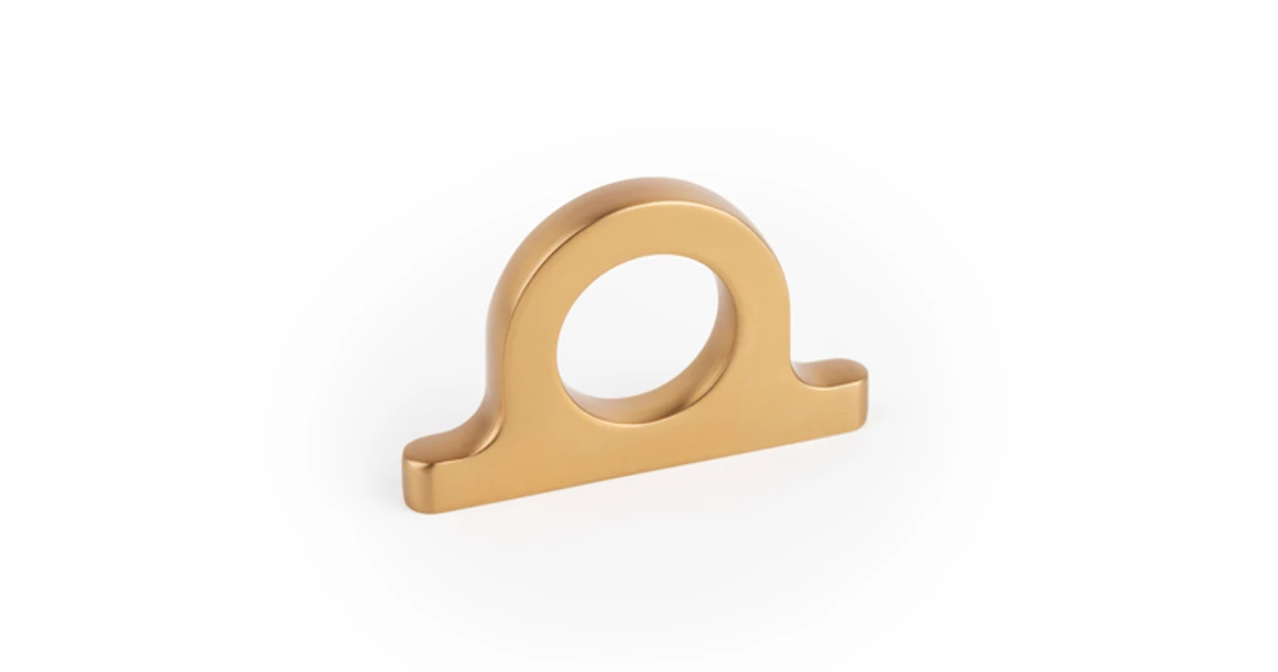 Kép 1/3 - Fogantyú  Viefe OMEGA   32mm, fém, csiszolt pezsgő