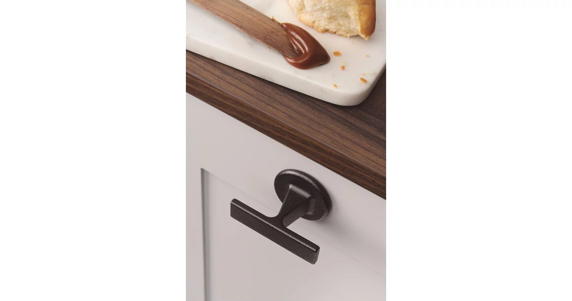 Kép 3/7 - Fogantyú  Viefe OTO  128mm, fém, fekete textúrájú