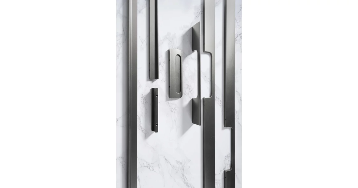 Kép 5/6 - Fogantyú  Viefe Peak  192mm, fém, szálcsiszolt