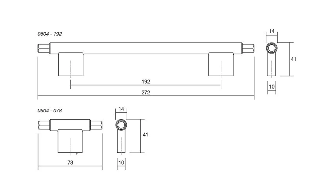 Kép 4/4 - Fogantyú  Viefe PRISMA  gomb, fém, rusztikus sárgaréz