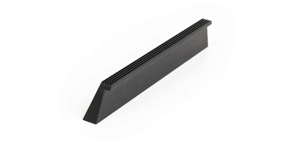 Kép 1/7 - Fogantyú  Viefe RAIL  160mm, alumínium, csiszolt fekete