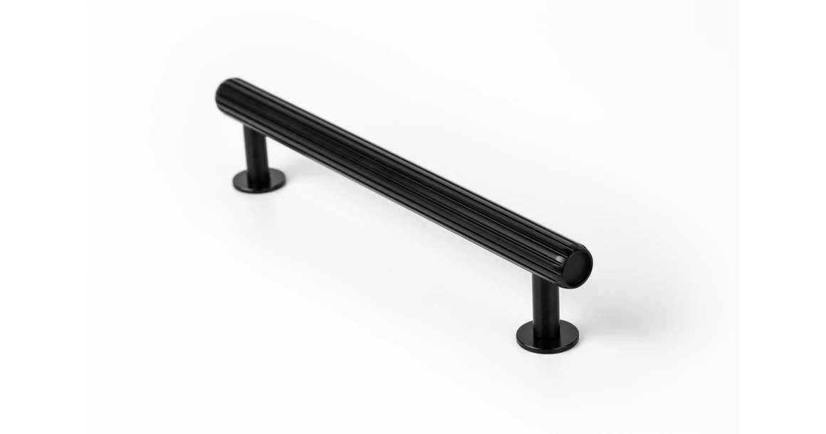 Kép 1/6 - Fogantyú  Viefe RILLE  160mm, alumínium, csiszolt fekete