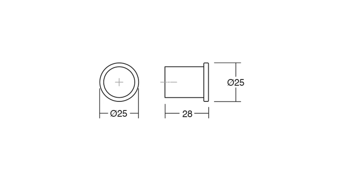 Kép 4/4 - Fogantyú  Viefe ROUND gomb, alumínium, szálcsiszolt