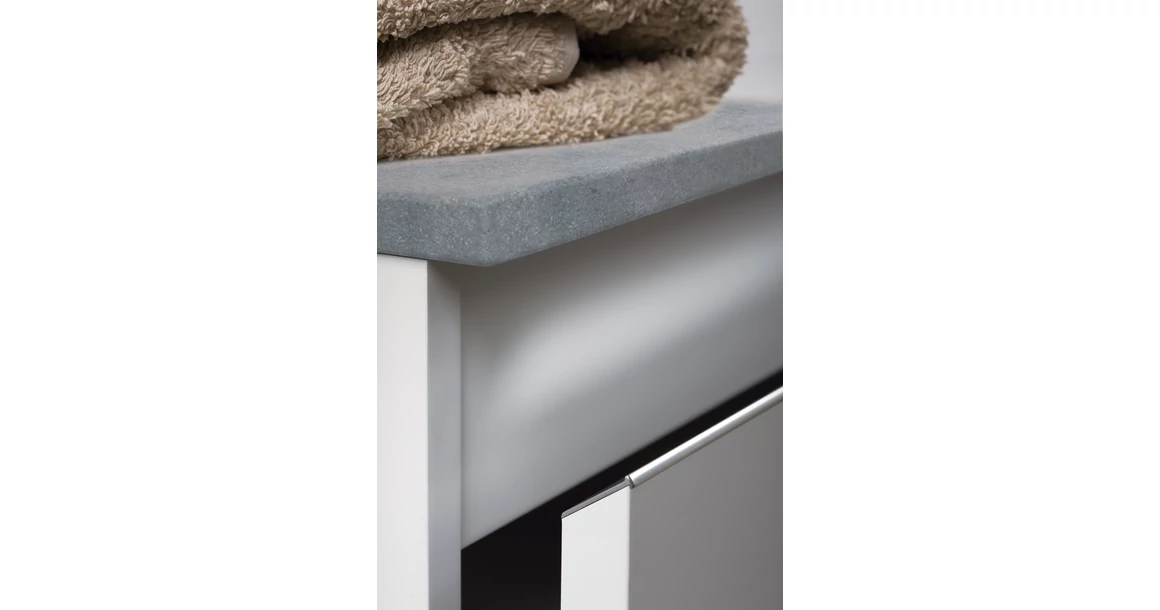 Kép 3/5 - Fogantyú  Viefe STEEP, élbe ültethető, 16mm ajtóhoz, 3000mm, alumínium, alumínium hatású, világos