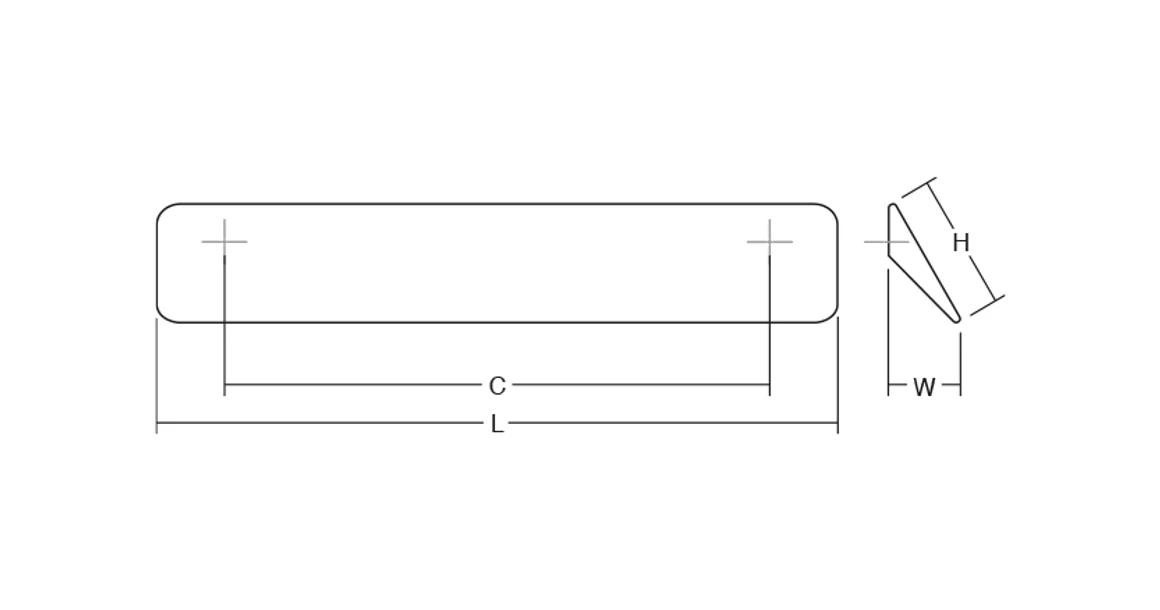 Kép 4/4 - Fogantyú  Viefe SWITCH  160mm, fém, matt fekete