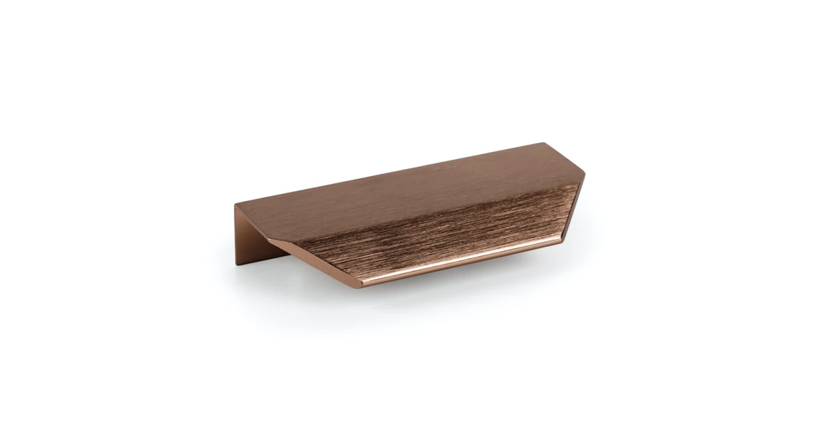 Kép 1/3 - Fogantyú  Viefe VANN  128mm, alumínium, csiszolt bronz