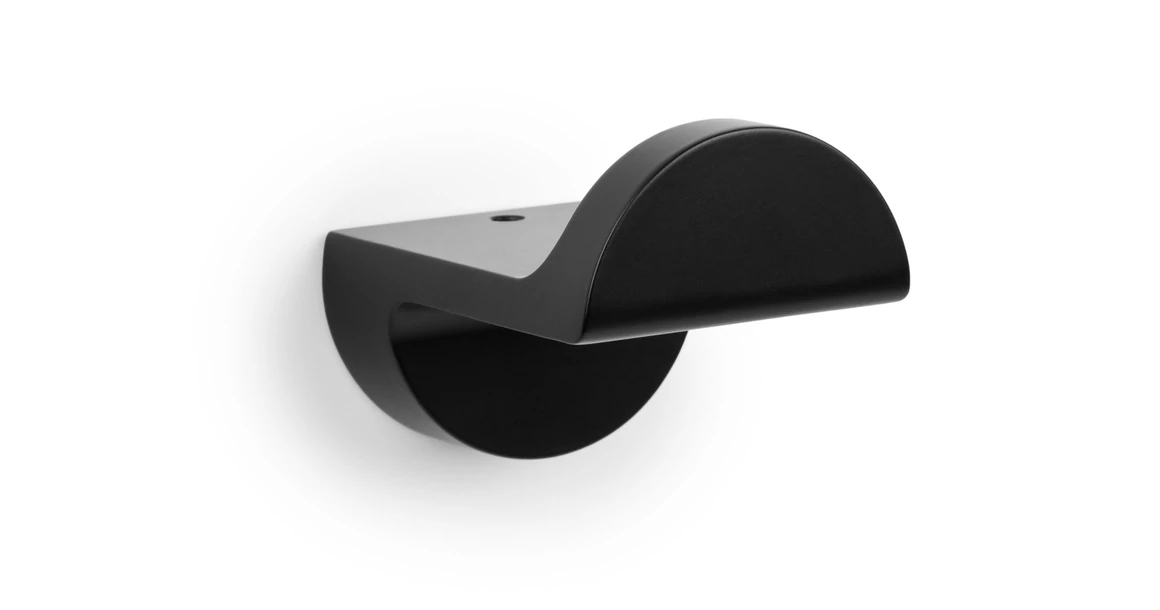 Kép 1/3 - Fogas  Viefe ZETT fém, matt fekete EI