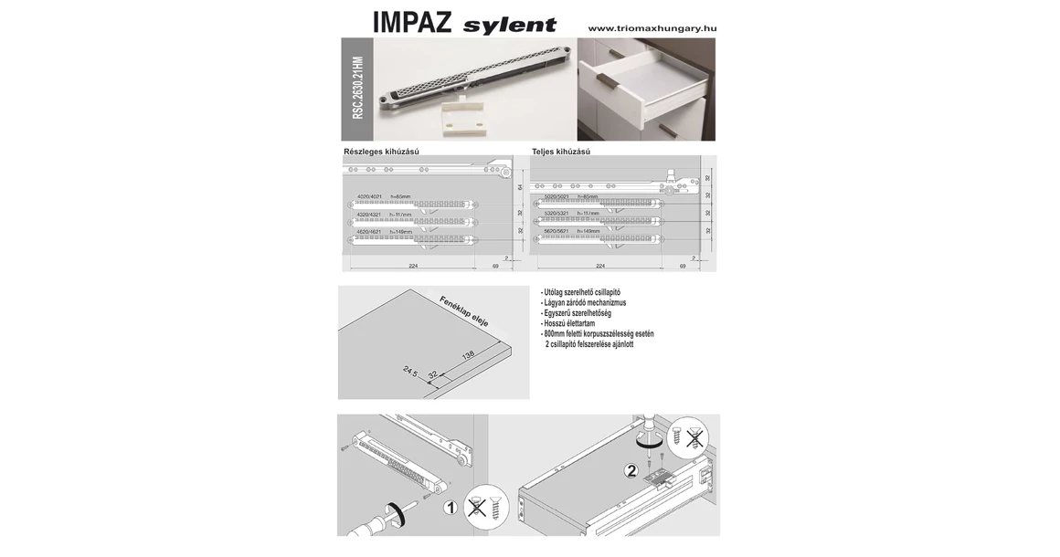 Kép 2/2 - IMPAZ sylent, utólag szerelhető csillapító