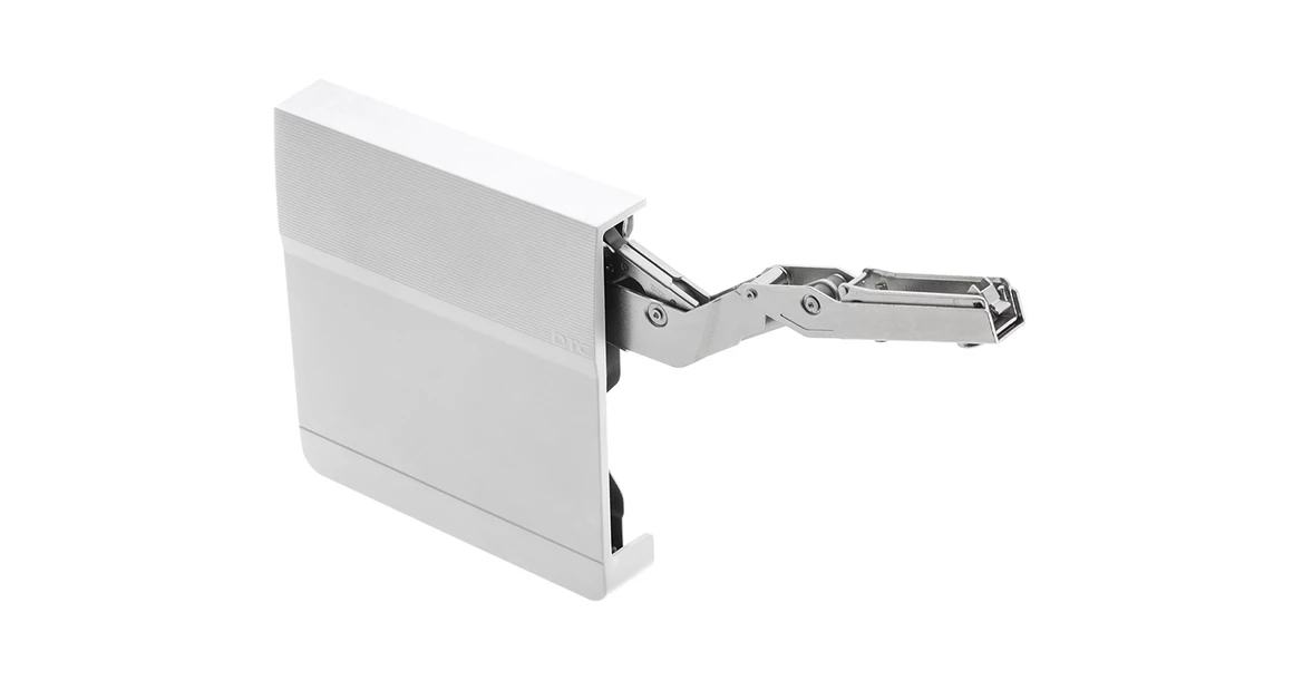 Kép 1/3 - Felnyíló vasalat, 250-400mm ajtómagasságig,  480-1250 erőteljesítmény, fehér szett