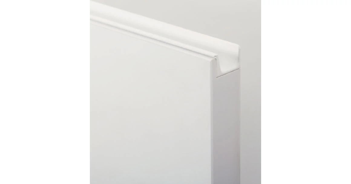 Kép 1/3 - Fogantyú  Viefe JEY2 élbe ültethető,  597mm, alumínium, matt fehér