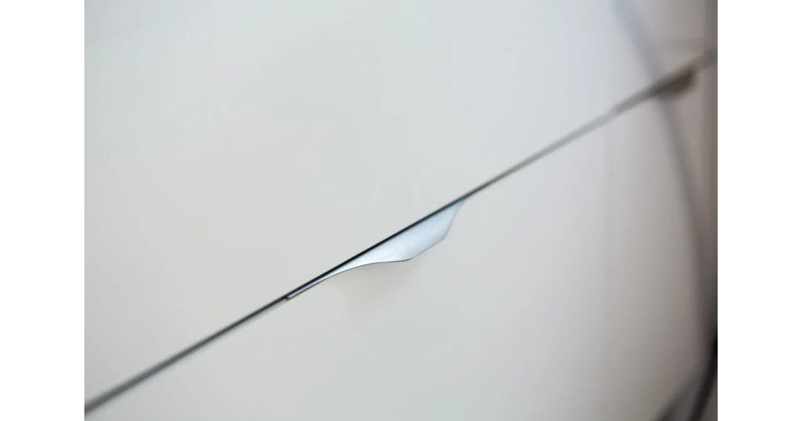 Kép 1/5 - Fogantyú  Viefe NOMA 19  128mm, alumínium, világos eloxált