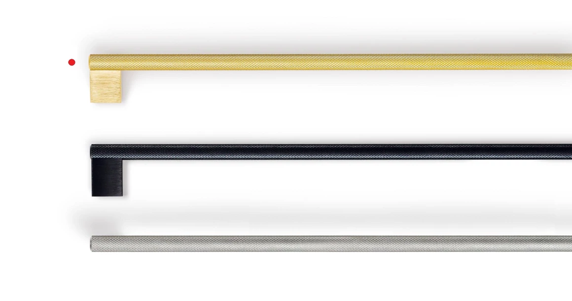 Kép 1/4 - Fogantyú  Viefe GRAF2  589-1178mm, alumínium, csiszolt sárgaréz NEW