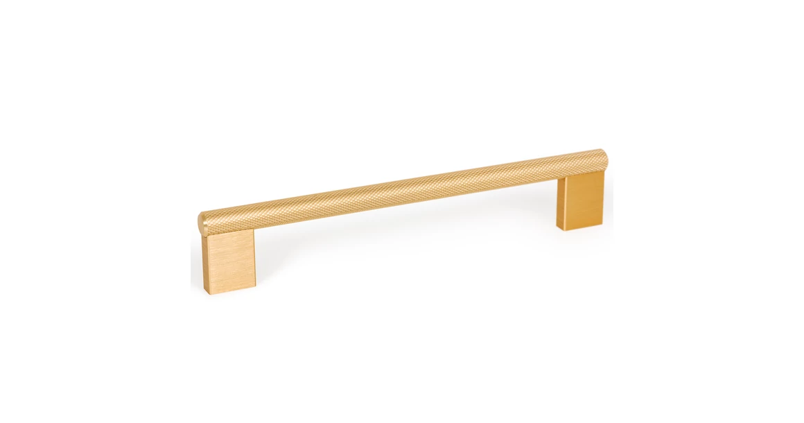 Kép 1/3 - Fogantyú  Viefe GRAF2  160mm, alumínium, csiszolt sárgaréz NEW