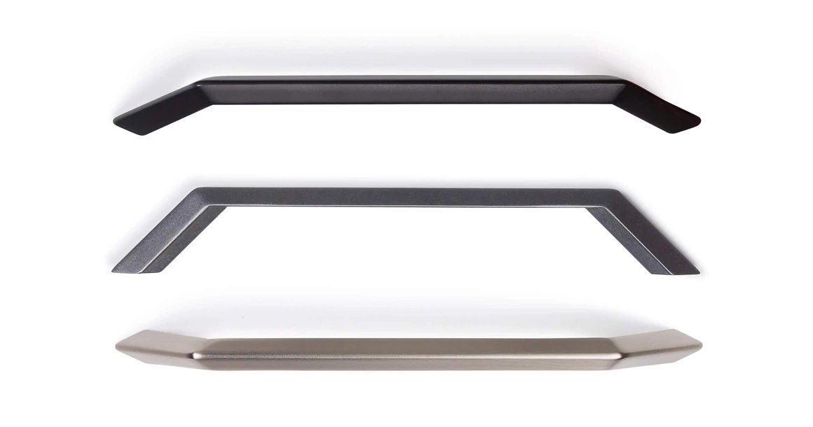 Kép 2/4 - Fogantyú  Viefe FELTRE  192mm, fém, szálcsiszolt