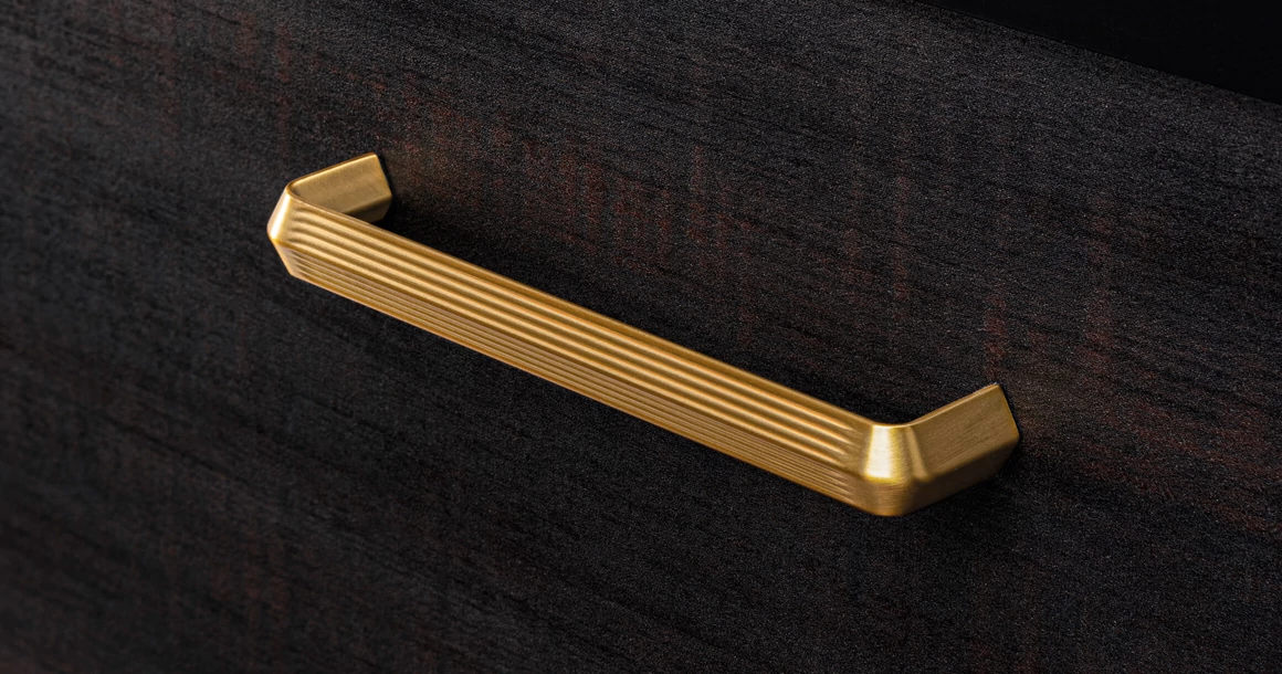 Kép 3/6 - Fogantyú  Viefe LINES  160mm, fém, szálcsiszolt