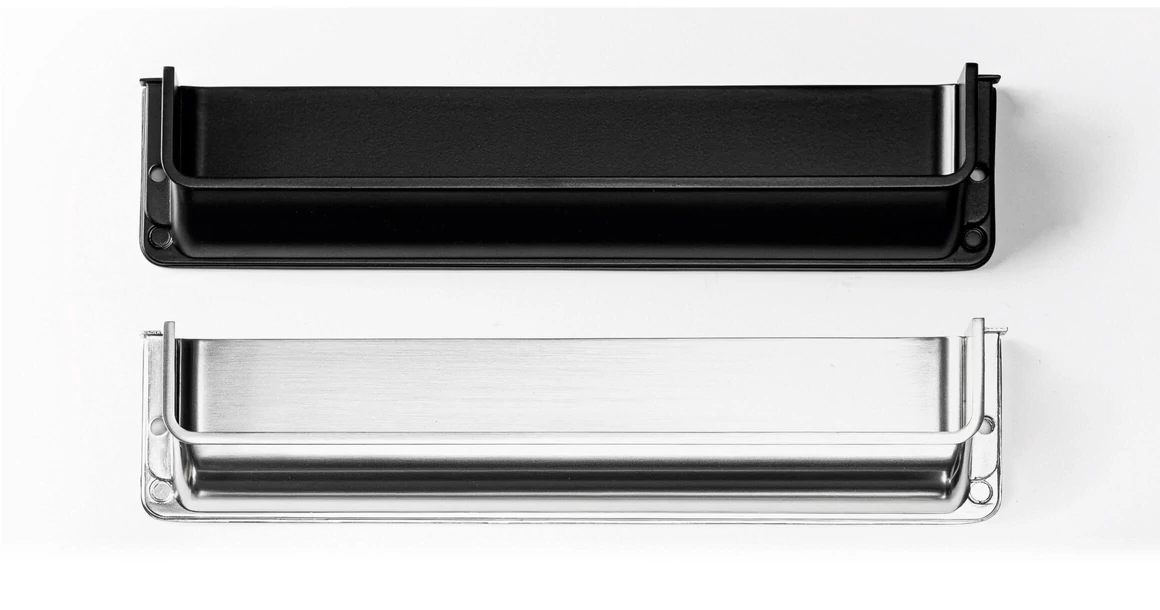 Kép 4/6 - Fogantyú  Viefe NEST  202mm, fém, fényes króm + fehér hátlap