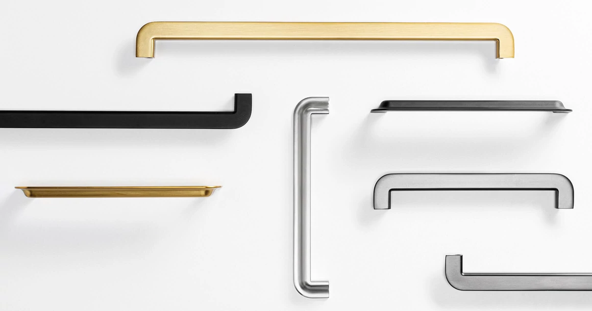 Kép 2/4 - Fogantyú  Viefe NICE  160mm, fém, szálcsiszolt