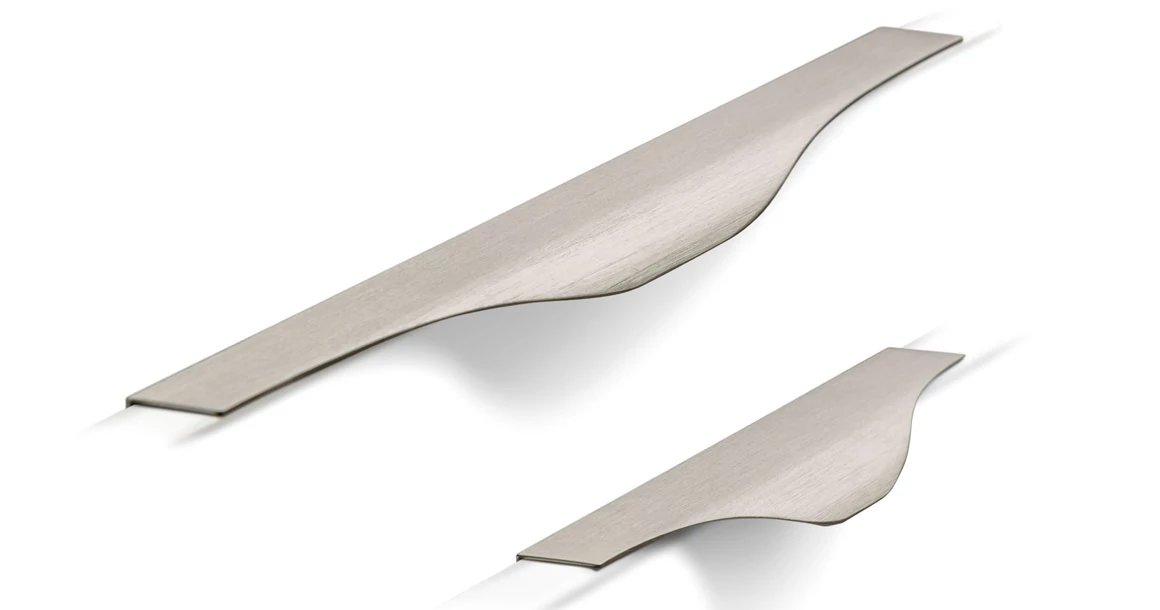 Kép 2/5 - Fogantyú  Viefe NOMA 19  128mm, alumínium, világos eloxált