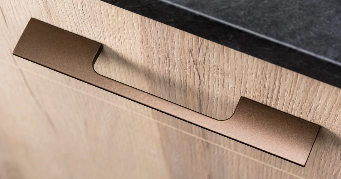 Kép 3/6 - Fogantyú  Viefe Peak  192mm, fém, szálcsiszolt