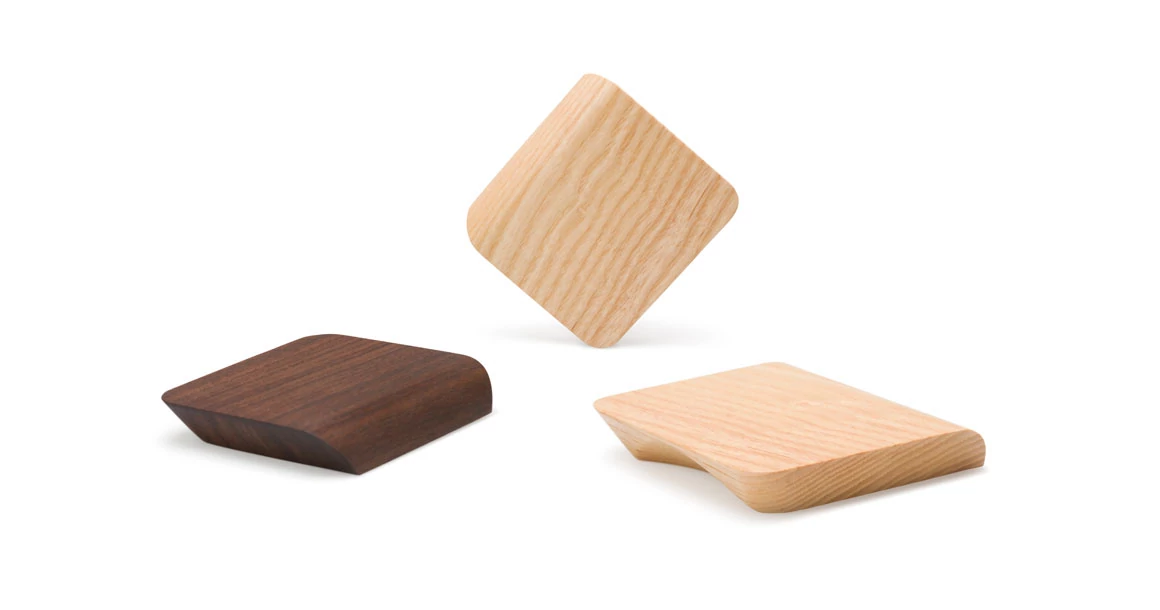 Kép 2/4 - Fogantyú  Viefe TACCO   32mm, fa, nyers bükk