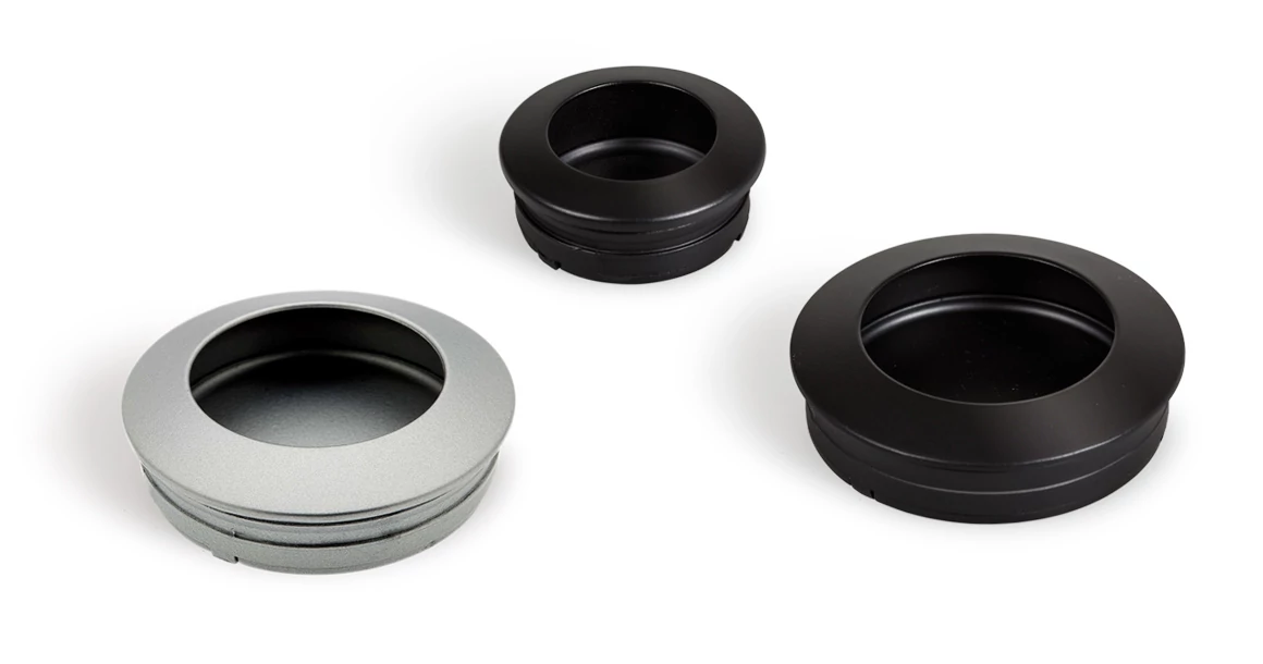 Kép 4/5 - Fogantyú  Viefe TAP süllyesztett, 40mm, fém, matt fekete