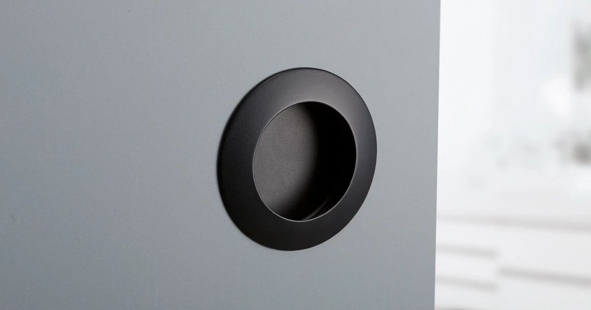 Kép 3/5 - Fogantyú  Viefe TAP süllyesztett, 40mm, fém, matt fekete