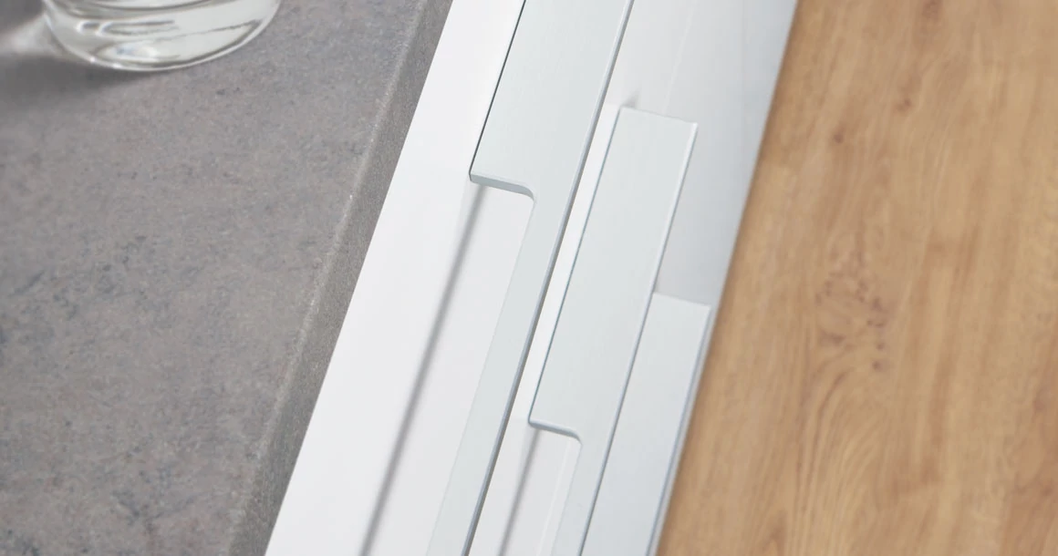 Kép 3/3 - Fogantyú  Viefe TWIN  128mm, alumínium, fényes króm