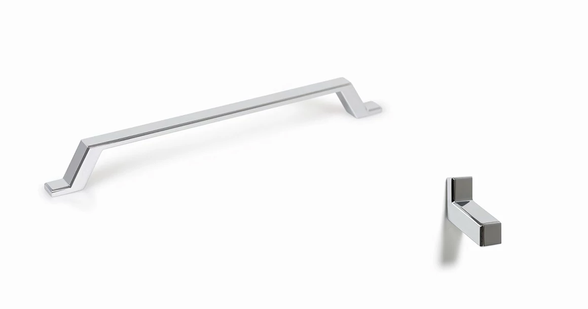 Kép 3/6 - Fogantyú  Viefe VERSO gomb, fém, fényes króm