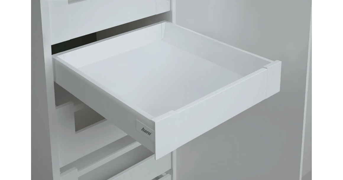 Kép 1/14 - Fiókoldal   RITMA CUBE belső fiók,    S, fehér, 550mm, 35kg