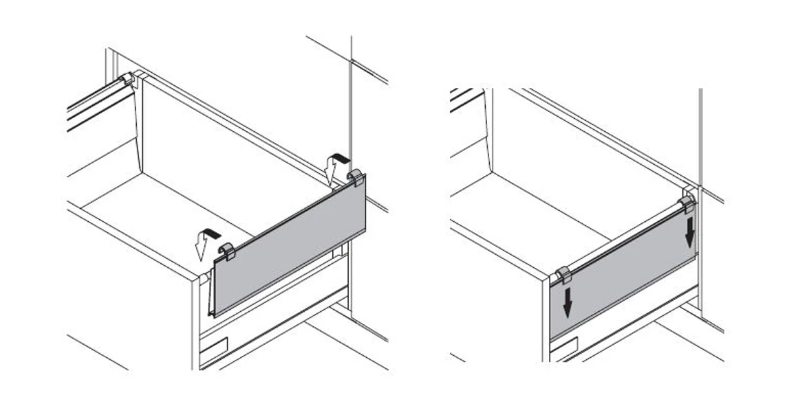Kép 7/17 - Fiókoldal   RITMA CUBE  HSE, oldalmagasítós, kör korláttal, metál szürke, 400mm, 35kg